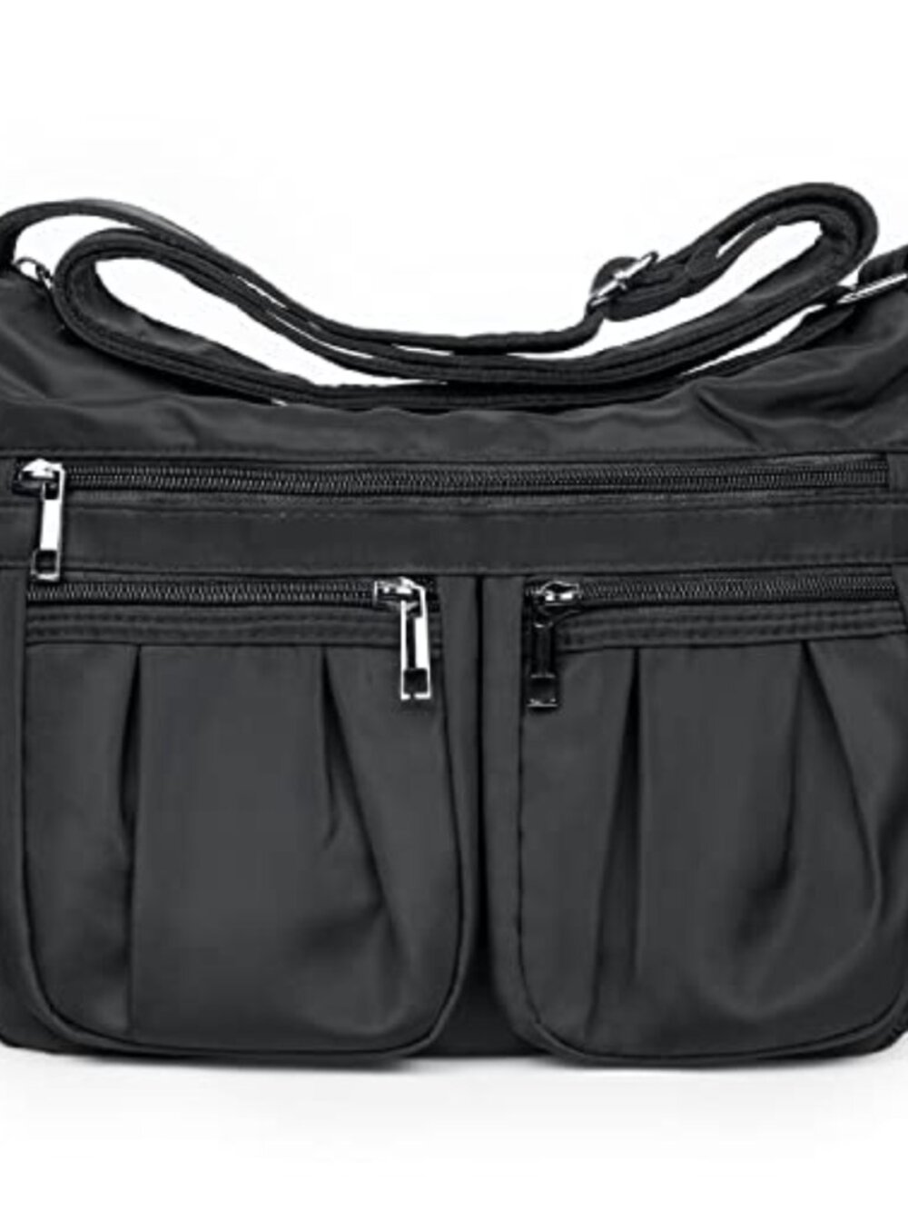 Nylon Crossbody Bag Water Resistant Anti Theft RFID Travel Purse